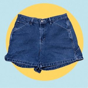 Vintage 2000s y2k mid rise Tommy Hilfiger denim shorts